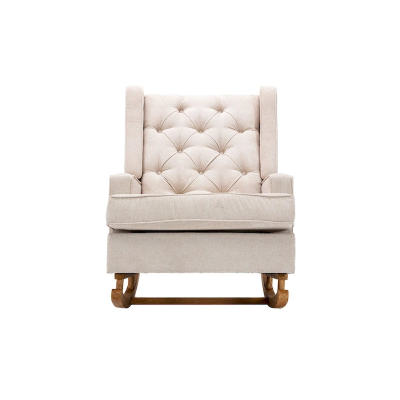 Modern 33.8 Tufted Rocking Chair