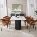 Modern Fort PU Leather Upholstered Dining Chair (Set of 6)
