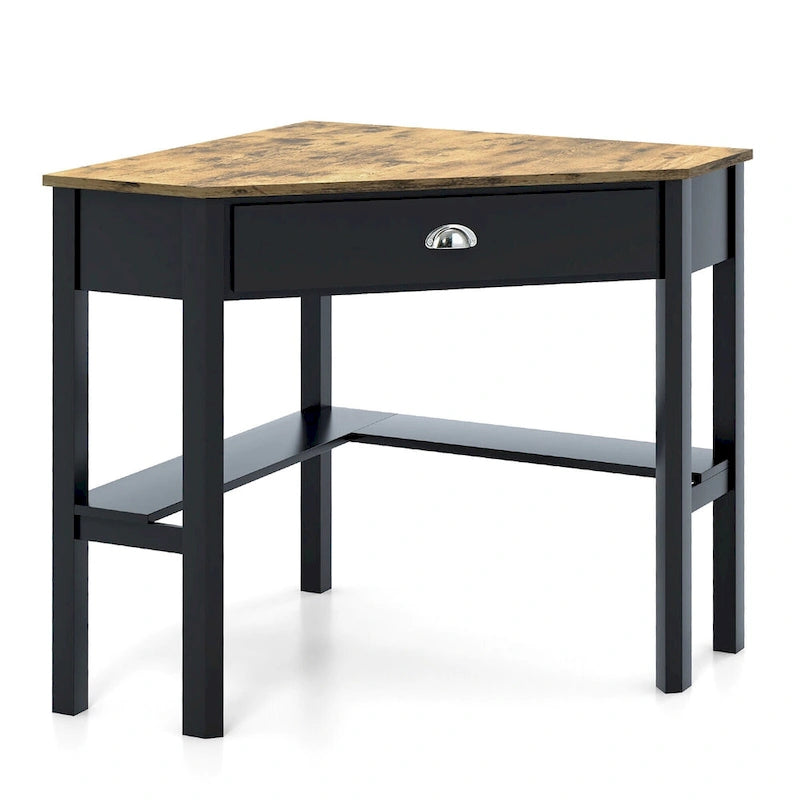 Corner Computer Desk Laptop Writing Table Workstation W/ Drawer