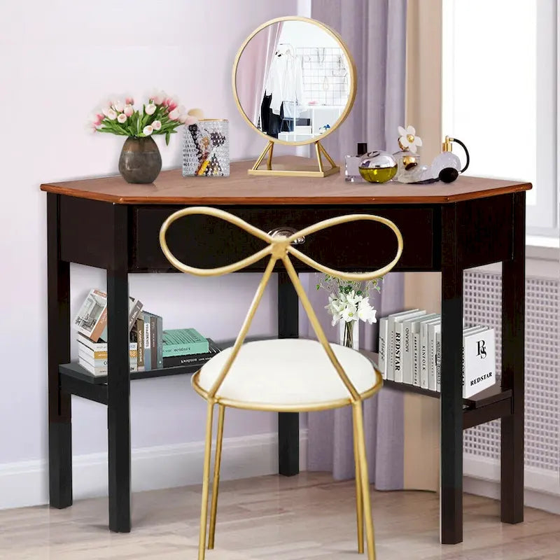 Corner Computer Desk Laptop Writing Table Workstation W/ Drawer