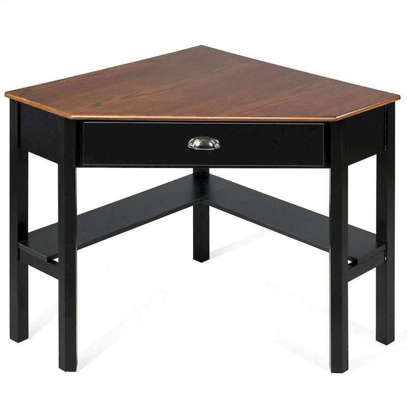 Corner Computer Desk Laptop Writing Table Workstation W/ Drawer
