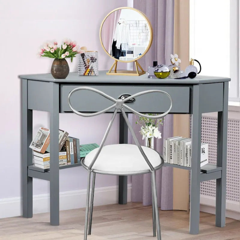 Corner Computer Desk Laptop Writing Table Workstation W/ Drawer