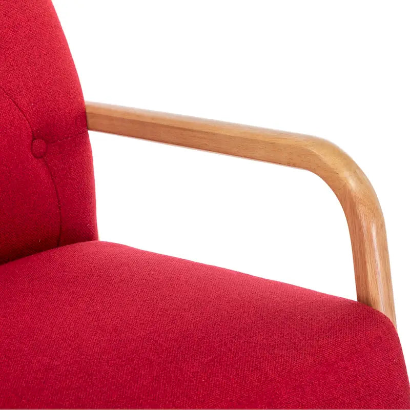 Rocking Armchair With Ottoman for Living Room
