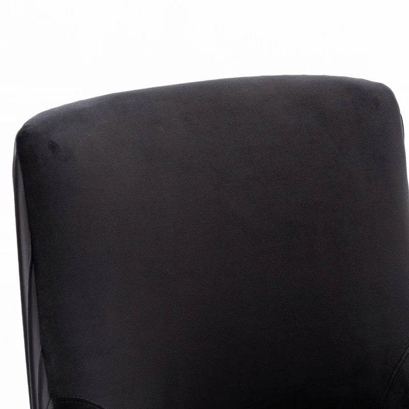 Mid Century Velvet Accent Dining Chair Set of 2 with Rear Handle