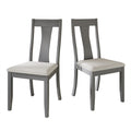 Vintage Style Wooden Dining Chairs (Set of 2) - N/A