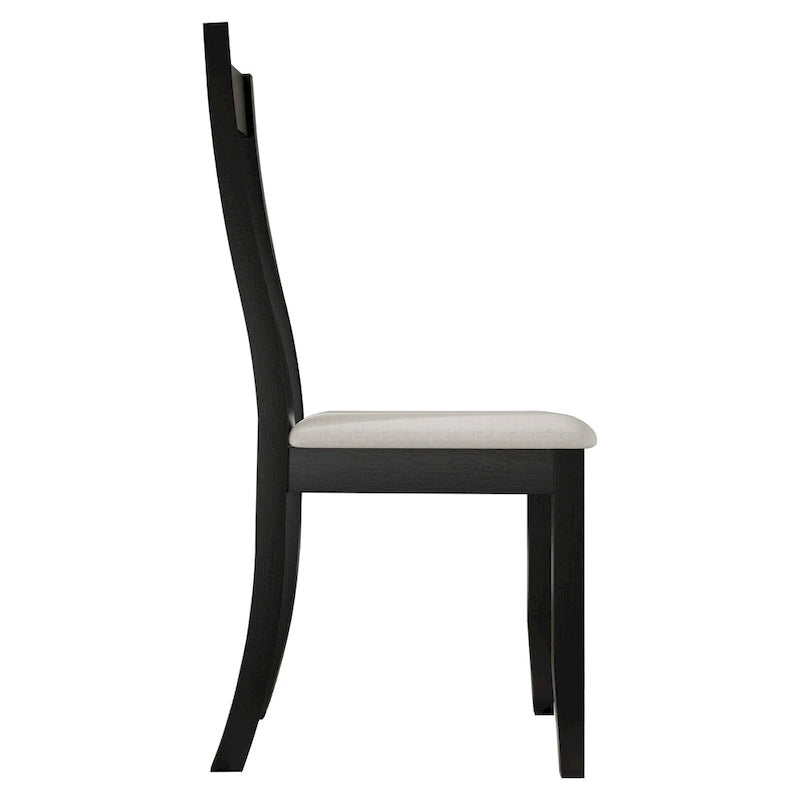 Vintage Style Wooden Dining Chairs (Set of 2) - N/A