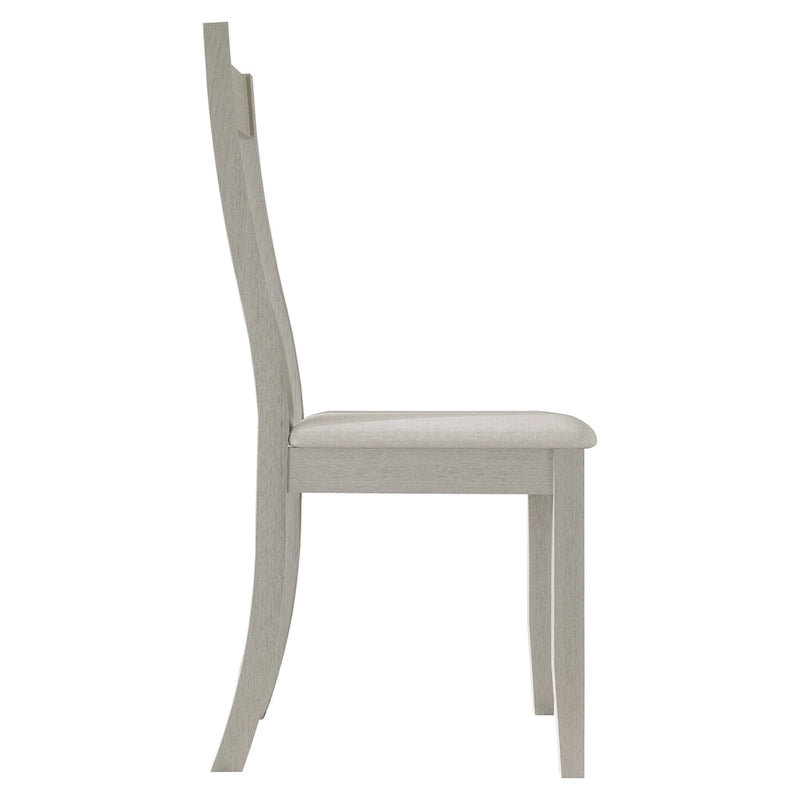 Vintage Style Wooden Dining Chairs (Set of 2) - N/A