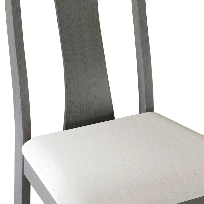Vintage Style Wooden Dining Chairs (Set of 2) - N/A