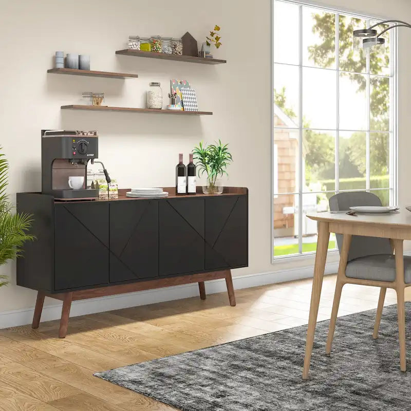 Kitchen Sideboard Buffet Table Buffet Cabinet with Storage