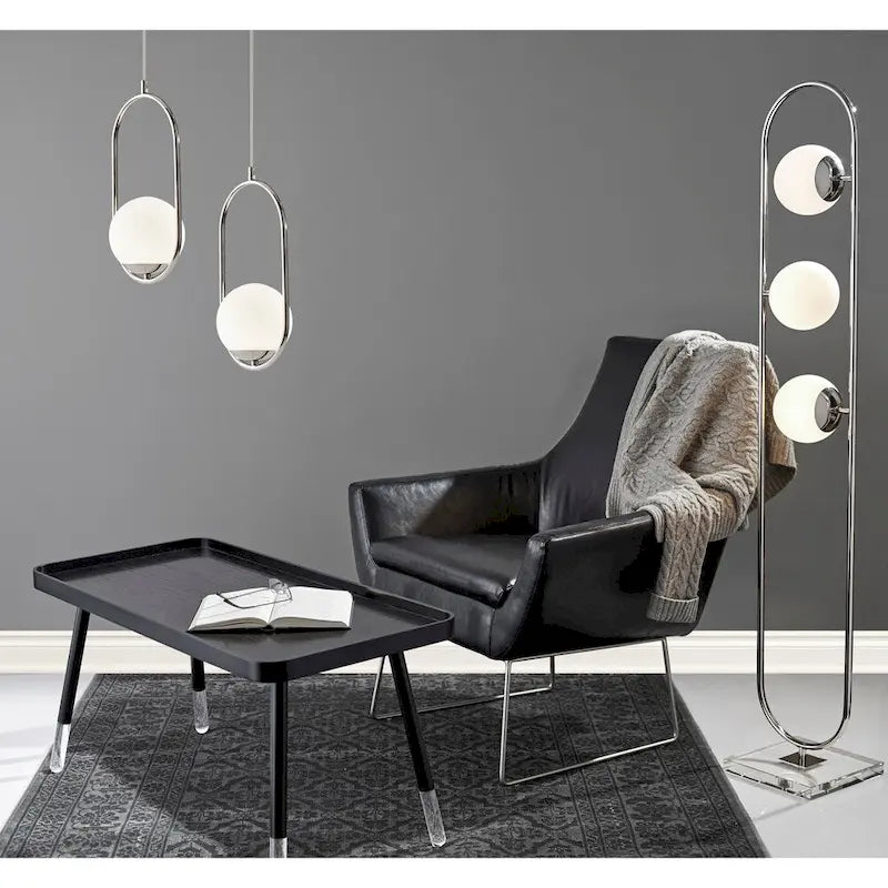 Distressed Black or Camel Leather Chair