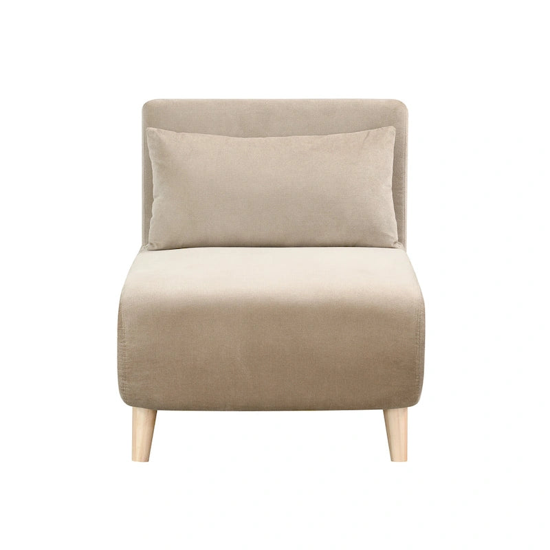 Convertible Upholstered Sofa Bed Sleeper Chair