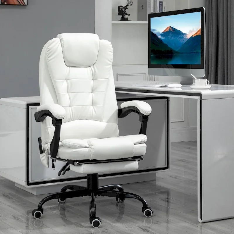 7-Point Massage Office Chair High Back Executive Recliner