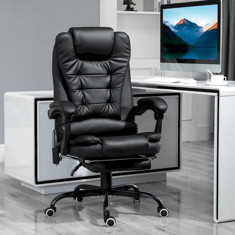 7-Point Massage Office Chair High Back Executive Recliner