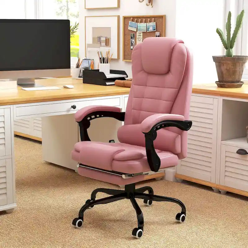 7-Point Massage Office Chair High Back Executive Recliner