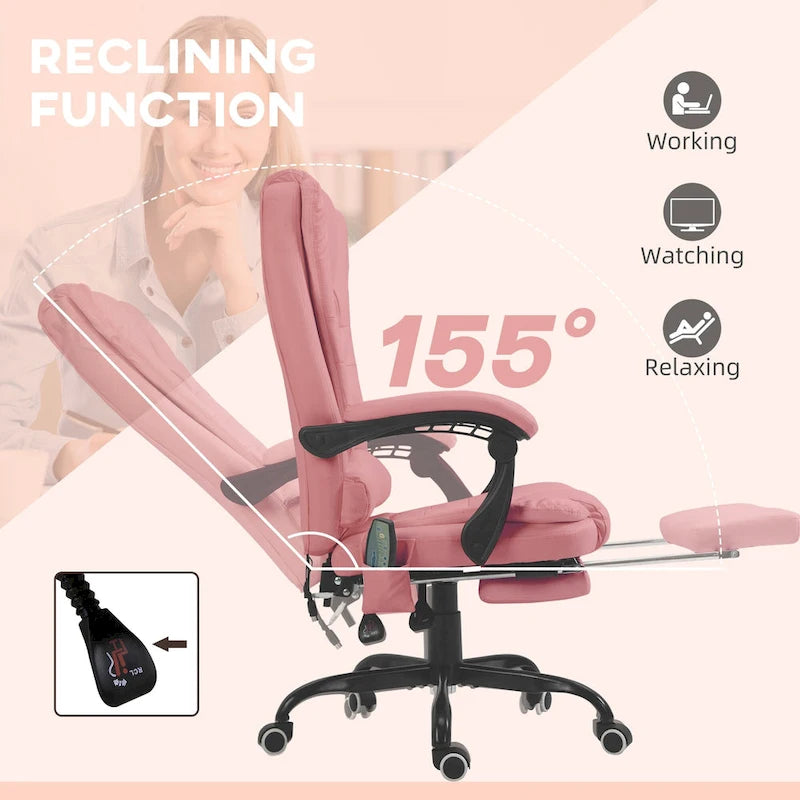 7-Point Massage Office Chair High Back Executive Recliner