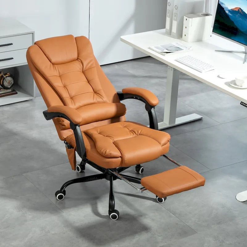 7-Point Massage Office Chair High Back Executive Recliner