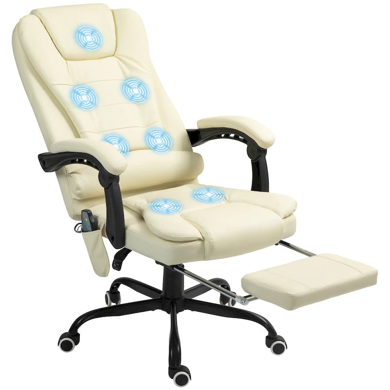 7-Point Massage Office Chair High Back Executive Recliner