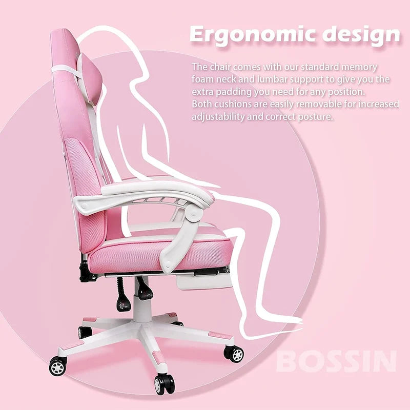 Racing Style Gaming Chair,300 lbs Big and Tall gamer chair High Back Computer Chair