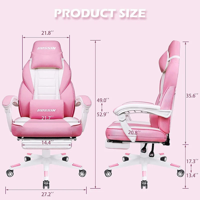 Racing Style Gaming Chair,300 lbs Big and Tall gamer chair High Back Computer Chair