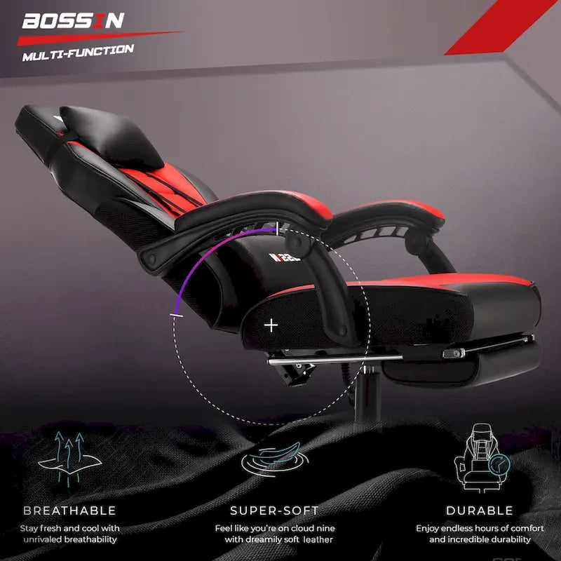 Racing Style Gaming Chair,300 lbs Big and Tall gamer chair High Back Computer Chair
