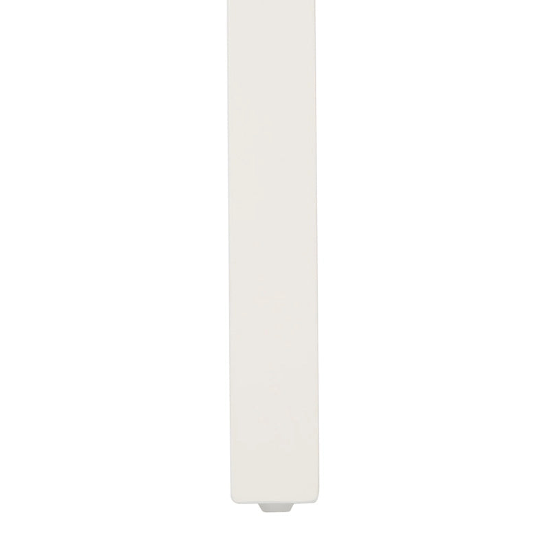 White/Natural Dining Chair - 17.5 W x 19.5 L x 37 H - 18W x 20D x 37H