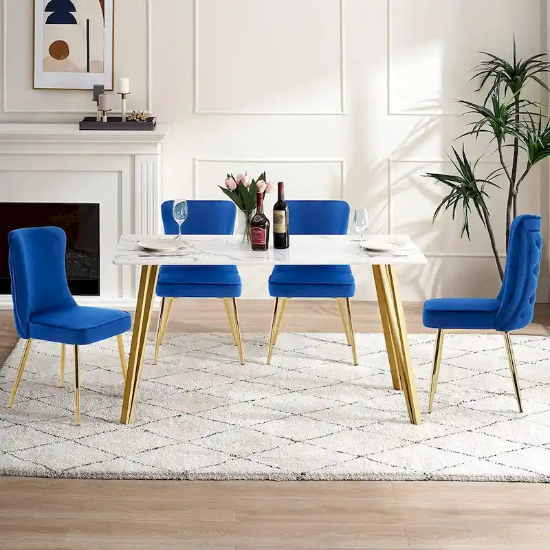 Tufted Button Back Room Chair Set of 2