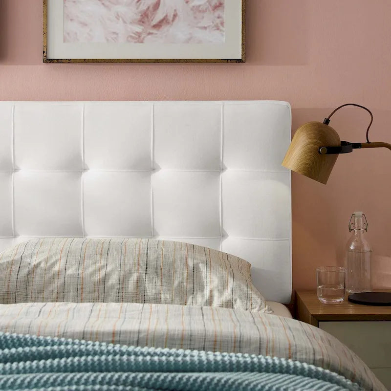 Full-size Tufted Velvet Headboard