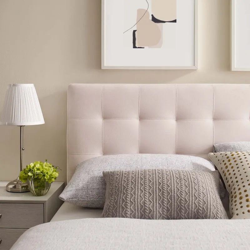 Full-size Tufted Velvet Headboard