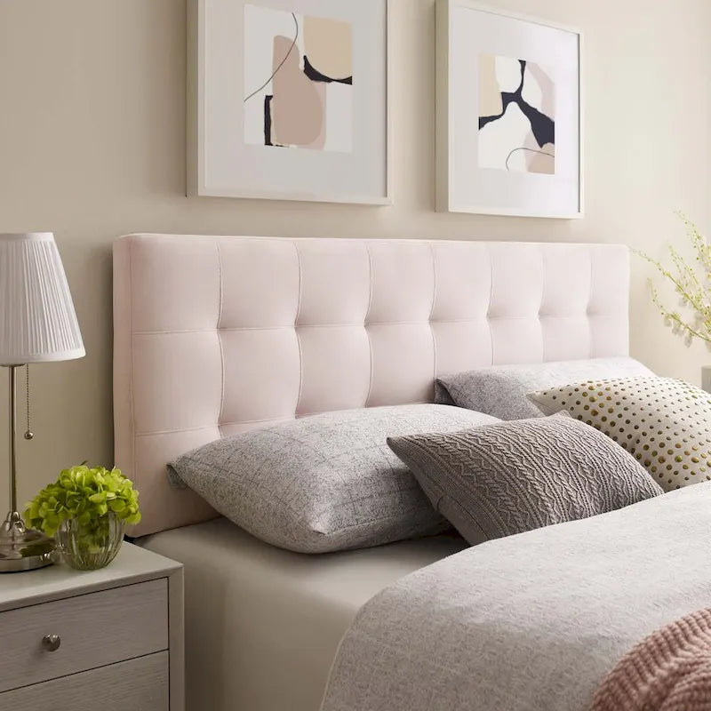 Full-size Tufted Velvet Headboard