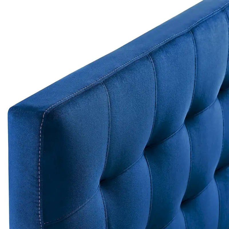 Full-size Tufted Velvet Headboard