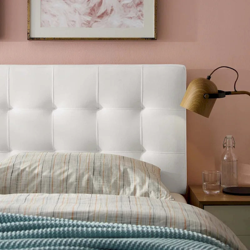 Full-size Tufted Velvet Headboard