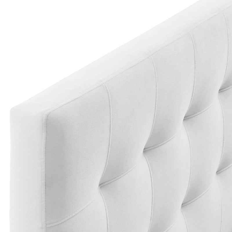 Full-size Tufted Velvet Headboard