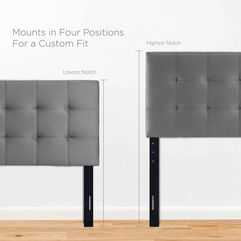 Full-size Tufted Velvet Headboard