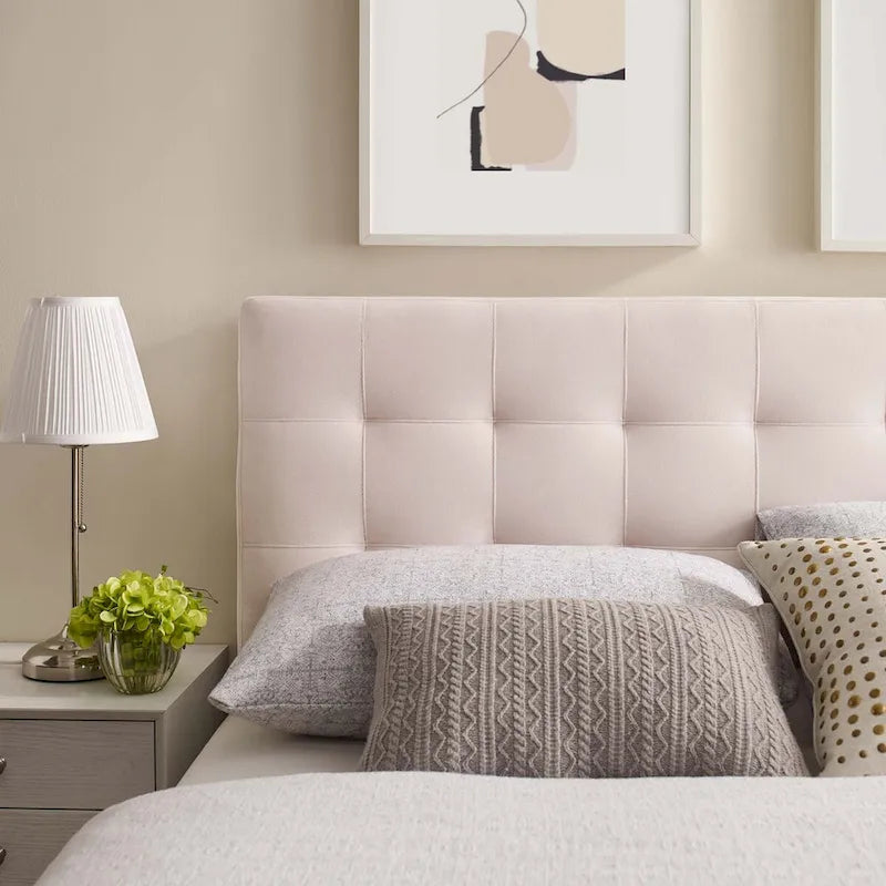 Full-size Tufted Velvet Headboard