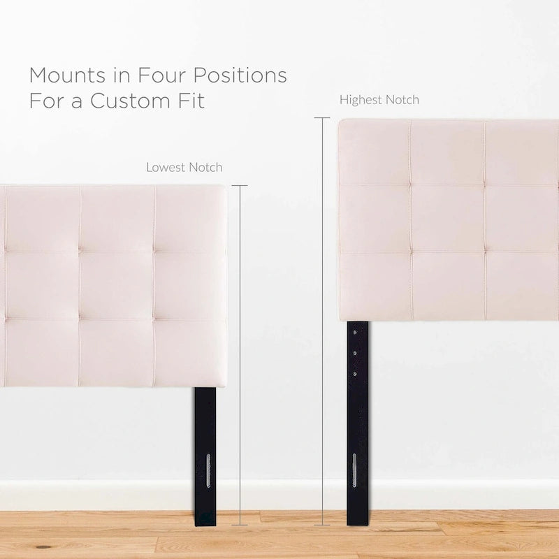 Full-size Tufted Velvet Headboard
