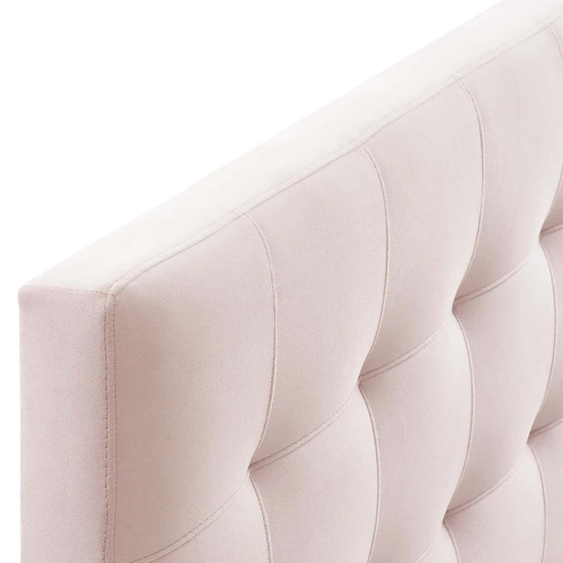 Full-size Tufted Velvet Headboard