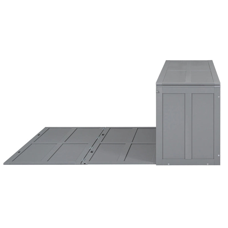 Queen Size Murphy Bed with Rotable Desk