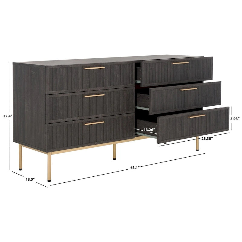 6 Drawer Dresser